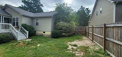 Back deck and stairs before the renovation, Pinehurst NC