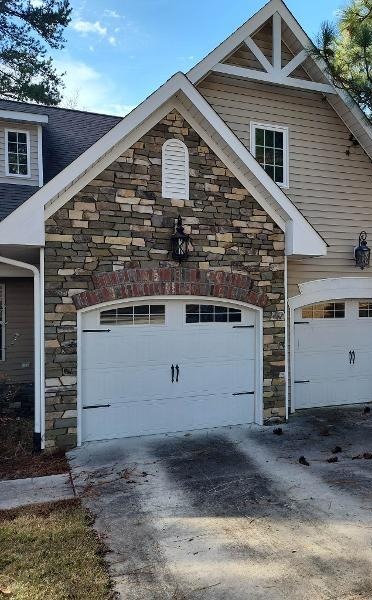Front of house before the renovation, Pinehurst NC