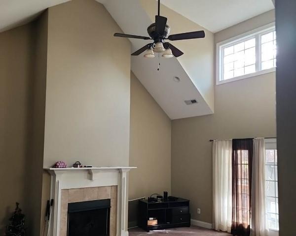 Great room before the renovation, Pinehurst NC